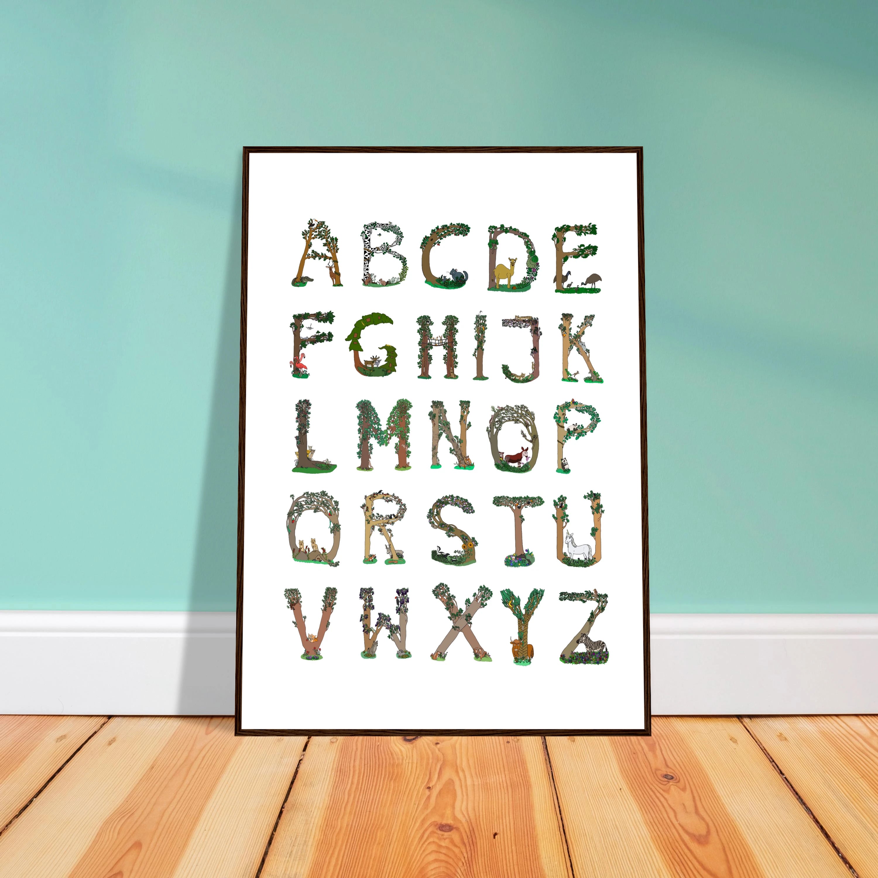 The Curious Alphabet A-Z: An ABC adventure with animals and nature